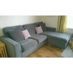 DFS corner sofa less than 2 years old - excellent condition