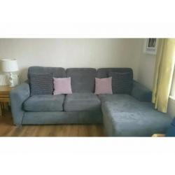 DFS corner sofa less than 2 years old - excellent condition