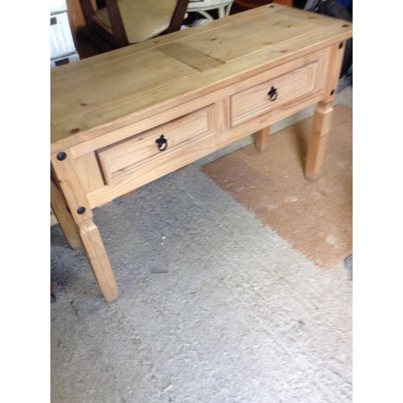 Pine Console Hall Table - Can Deliver