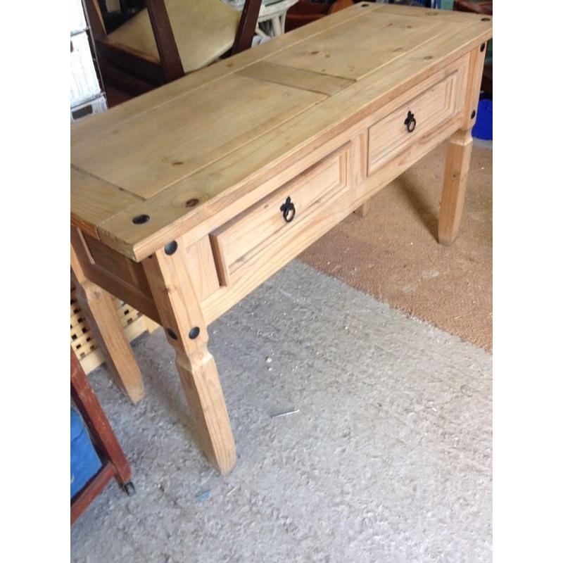 Pine Console Hall Table - Can Deliver