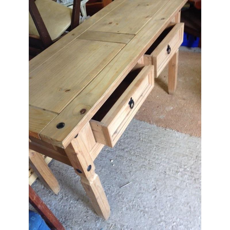 Pine Console Hall Table - Can Deliver