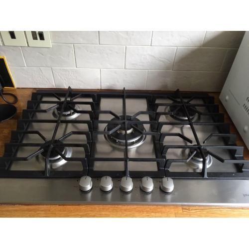 Five burner gas hob