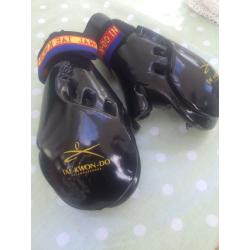 Taekwondo Sparing Protective Gloves, Small Size