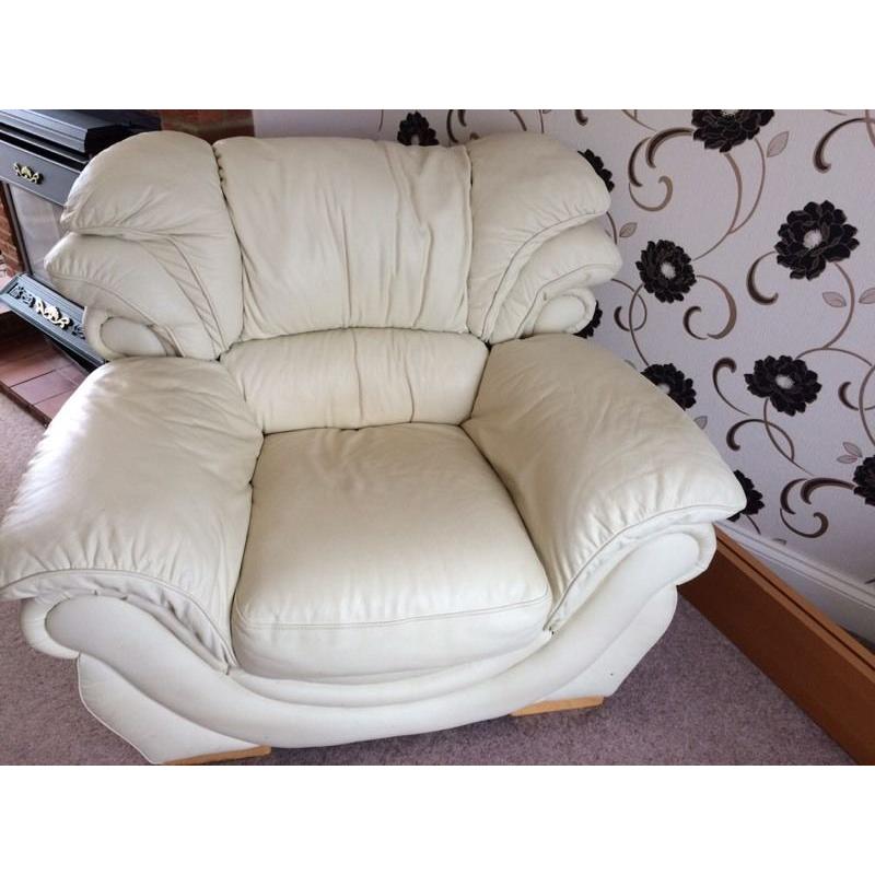 3 seater settee and 1 chair
