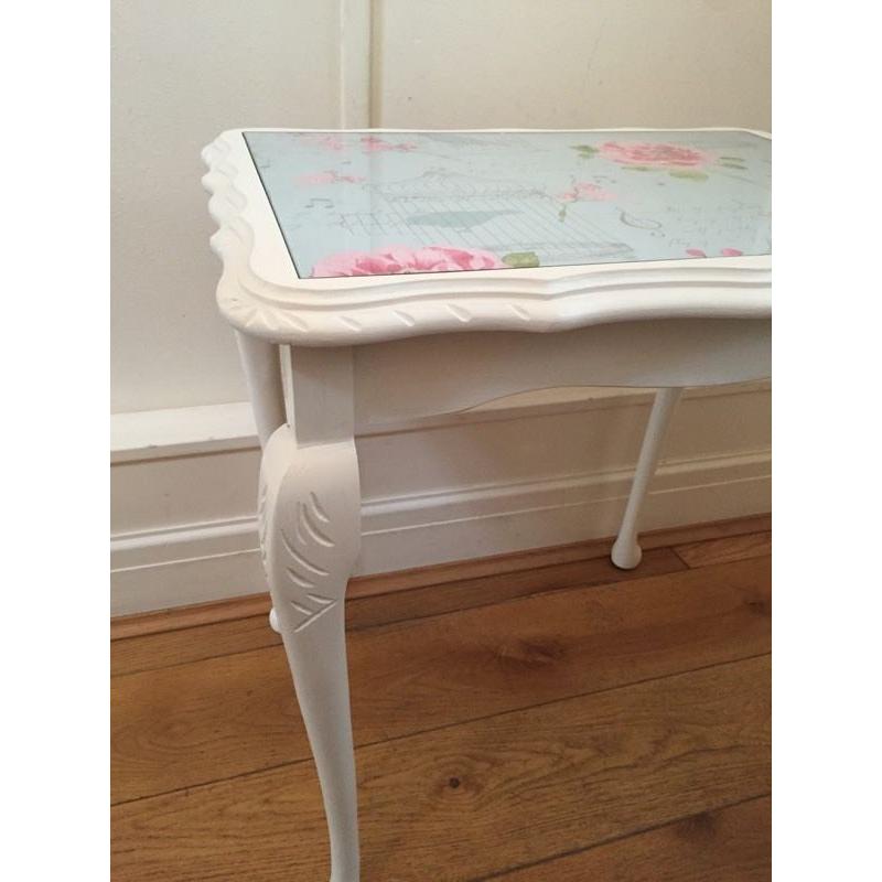 Ivory shabby chic hall/occasional table