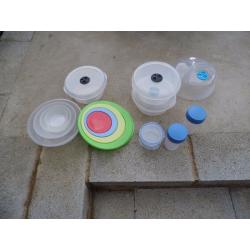 plastic storage containers assorted + other