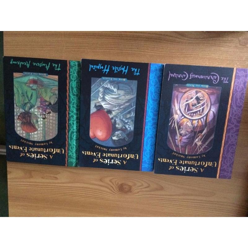 A series of unfortunate events(set of 13)