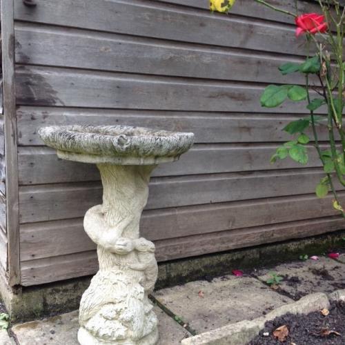 Stone Bird Bath