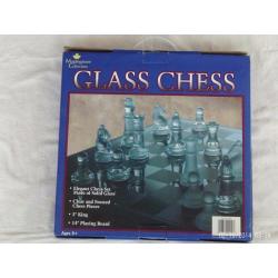 Maplegrove Collection GLASS CHESS SET.
