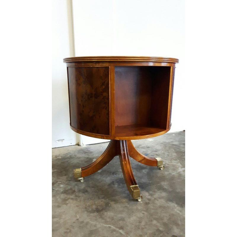 ANTIQUE REVOLVING BOOKCASE / BOOKSTAND YEW COLOUR DELIVERY AVAILABLE