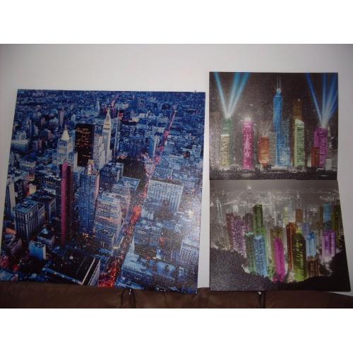1 large and 2 smaller pictures