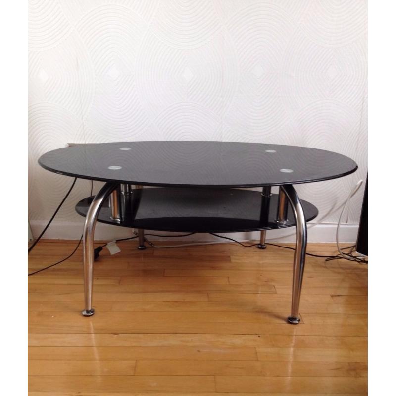 glass coffee table