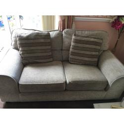 Fabric sofas x2 REDUCED for quick sale