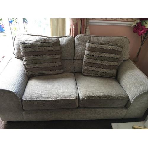 Fabric sofas x2 REDUCED for quick sale