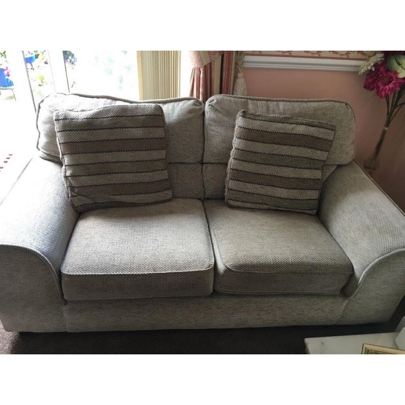 Fabric sofas x2 REDUCED for quick sale