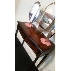 antique mahogany console table