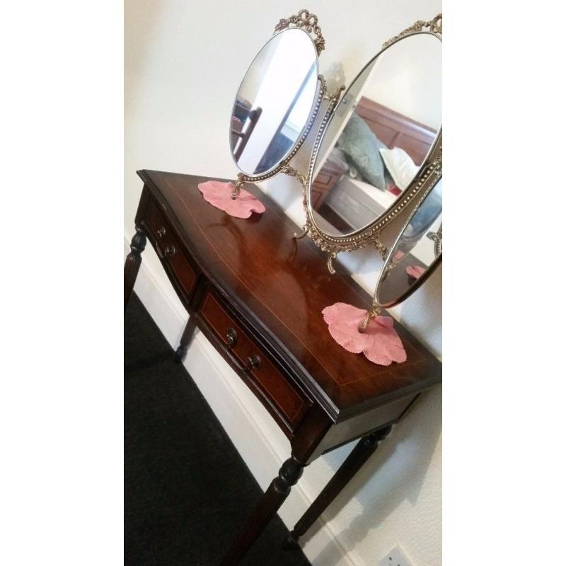 antique mahogany console table