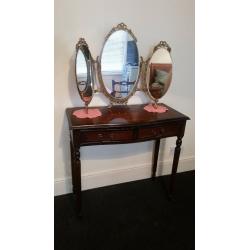 antique mahogany console table
