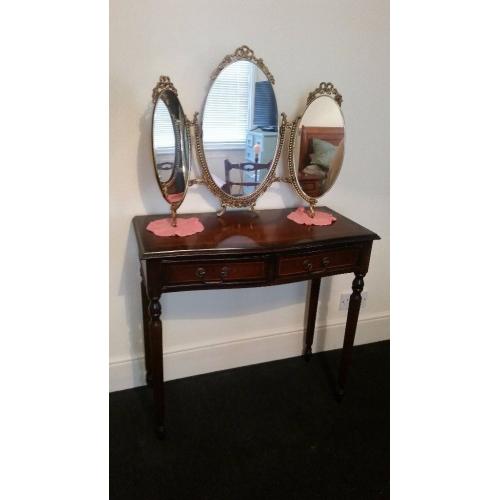 antique mahogany console table