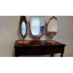 antique mahogany console table