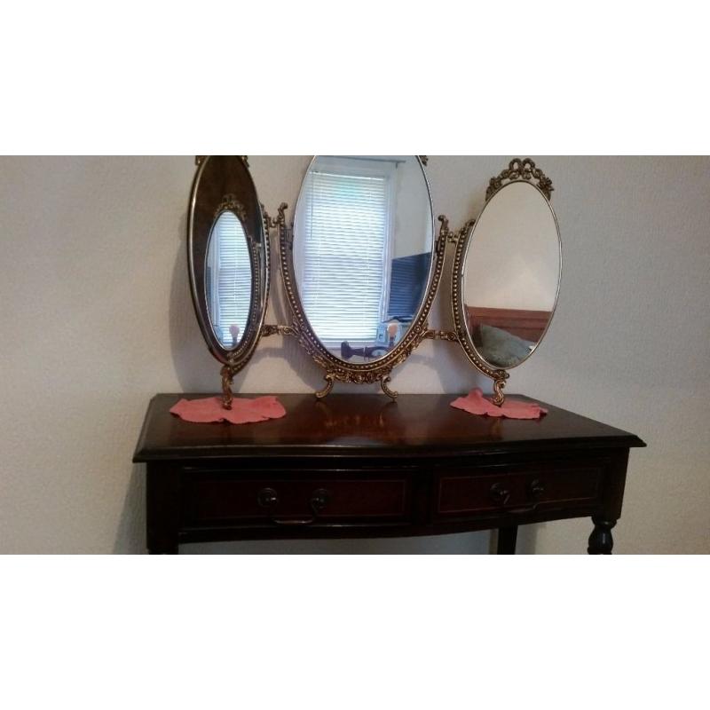 antique mahogany console table
