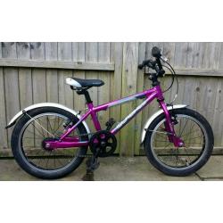 Islabike Cnoc 16" wheel lightweight aluminium girls child's purple bike