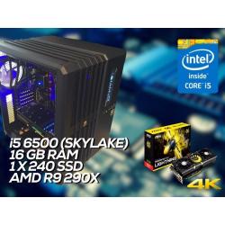 CorX Gaming Cube i5-6500, R9 290X, 16GB DDR4, SSD (4K VIDEO)