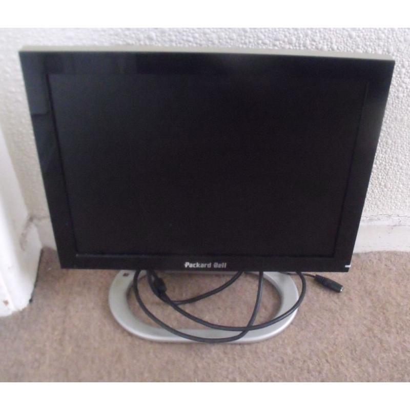 15" Packard Bell PC Monitor