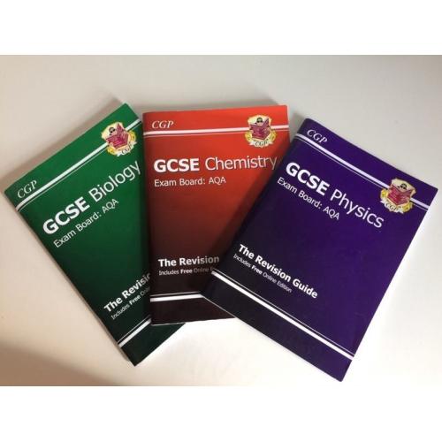 CGP Individual Triple Science Revision Guides for AQA exam board