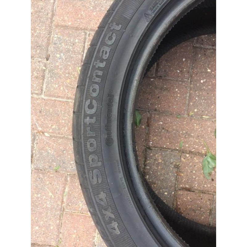 Continental Sport Contact Tyre 275/40/20 106Y Great Condition - Range Rover Wheel
