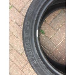 Continental Sport Contact Tyre 275/40/20 106Y Great Condition - Range Rover Wheel