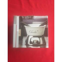 Chocolate fondue set (4 people) - Never used