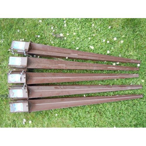 METAL FENCE POST SUPPORTS
