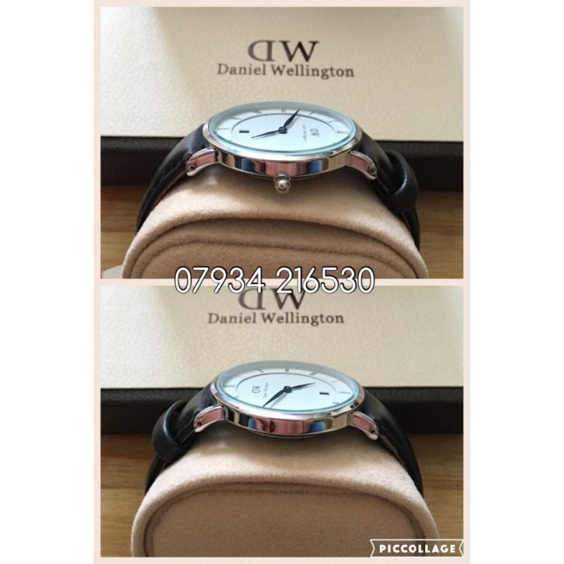 Daniel Wellington DW watch brand new with box and papers designer leather strap not Armani boss