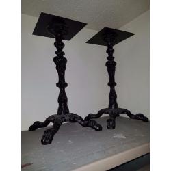 Cast iron legs