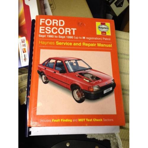 Haynes manual ford escort RS turbo