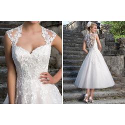 Sincerity 3875 Wedding Dress in Ivory Size 16/18