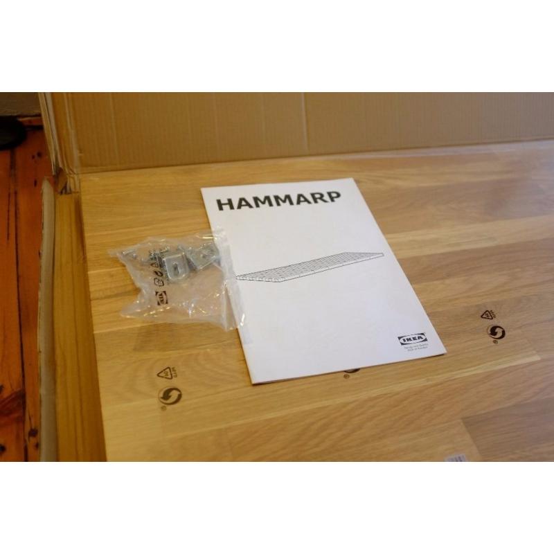 Solid wooden oak worktop for sale- IKEA HAMMARP Worktop 246 x 63.5 x 2.8cm