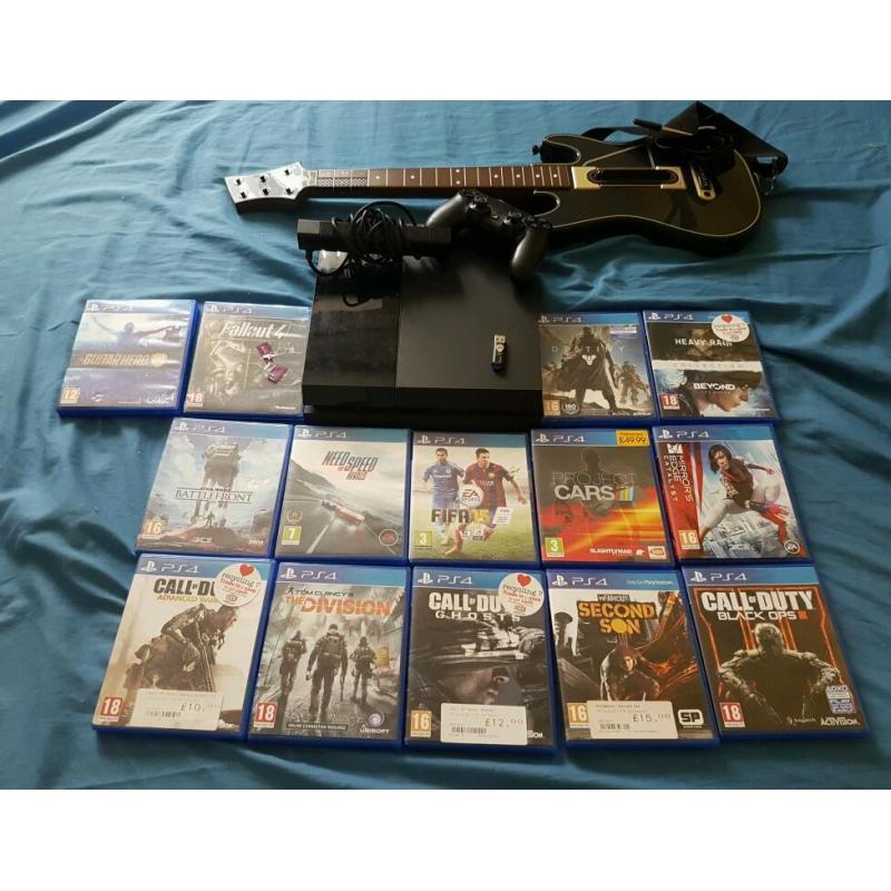 PS4 with games + Astro A50 Headset