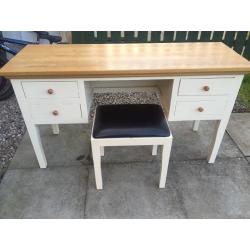 Dressing table and stool