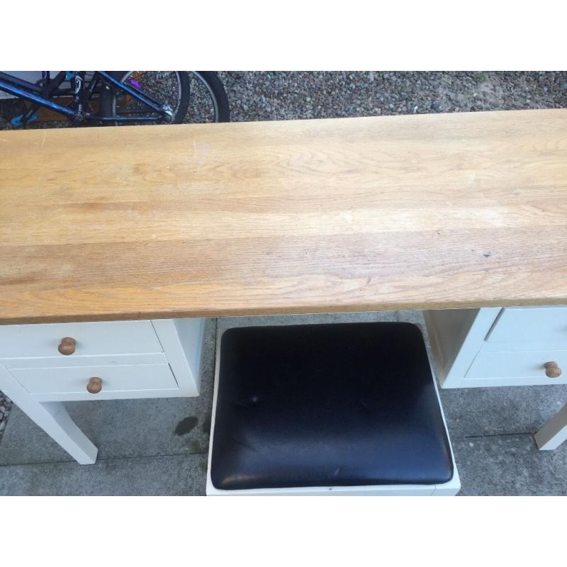 Dressing table and stool