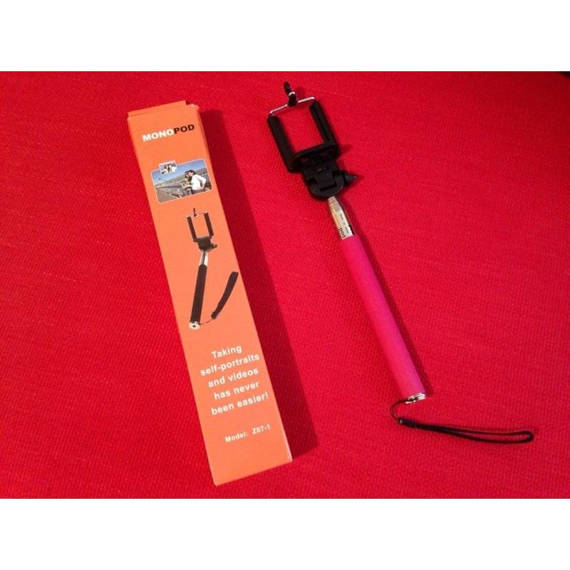 Selfie stick for mobile phones and digital cameras