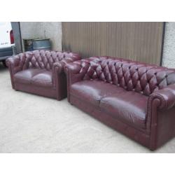 3.2 seater chesterfield sofas.