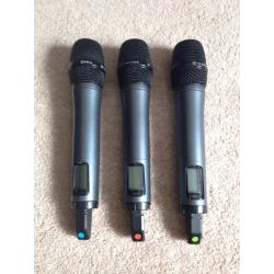 Sennhieser wireless mics