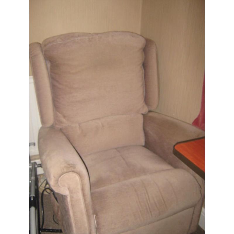 Electric reclining chair.