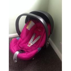 Mamas and Papas Pink Car Seat