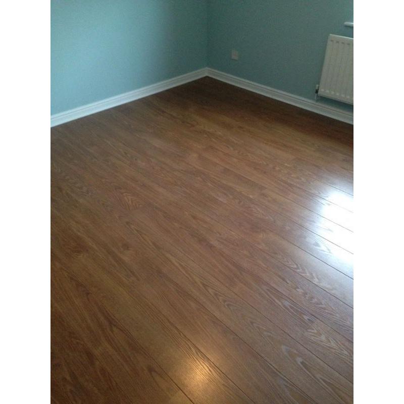 Laminate wooden floor