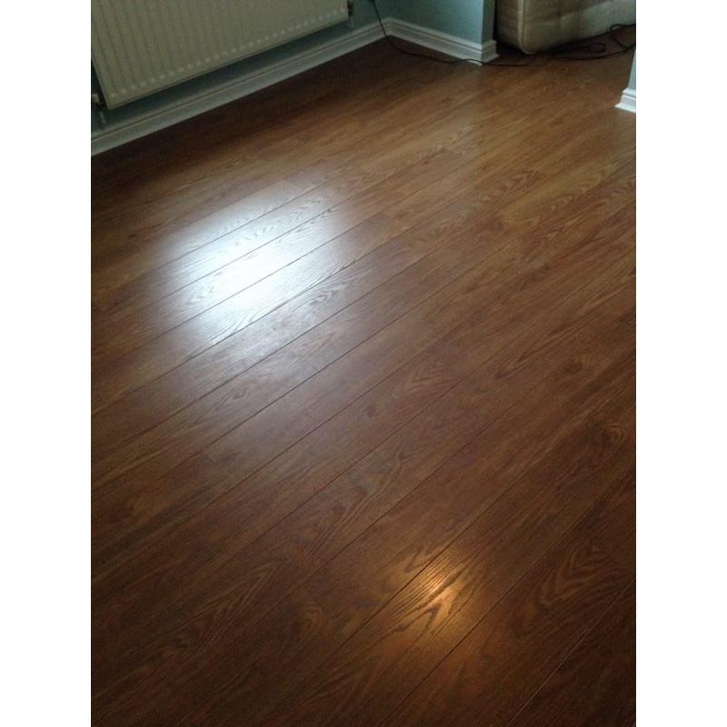 Laminate wooden floor