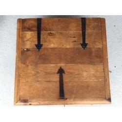 Storage box/side table/lamp table with lock and key