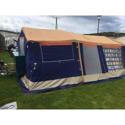 Raclet trailer tent
